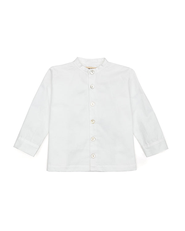 Collarless Shirt