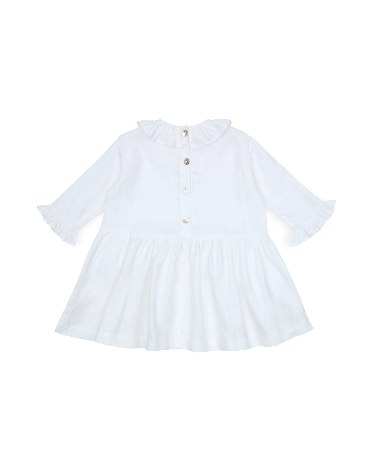 fancy pocket Dress Linen