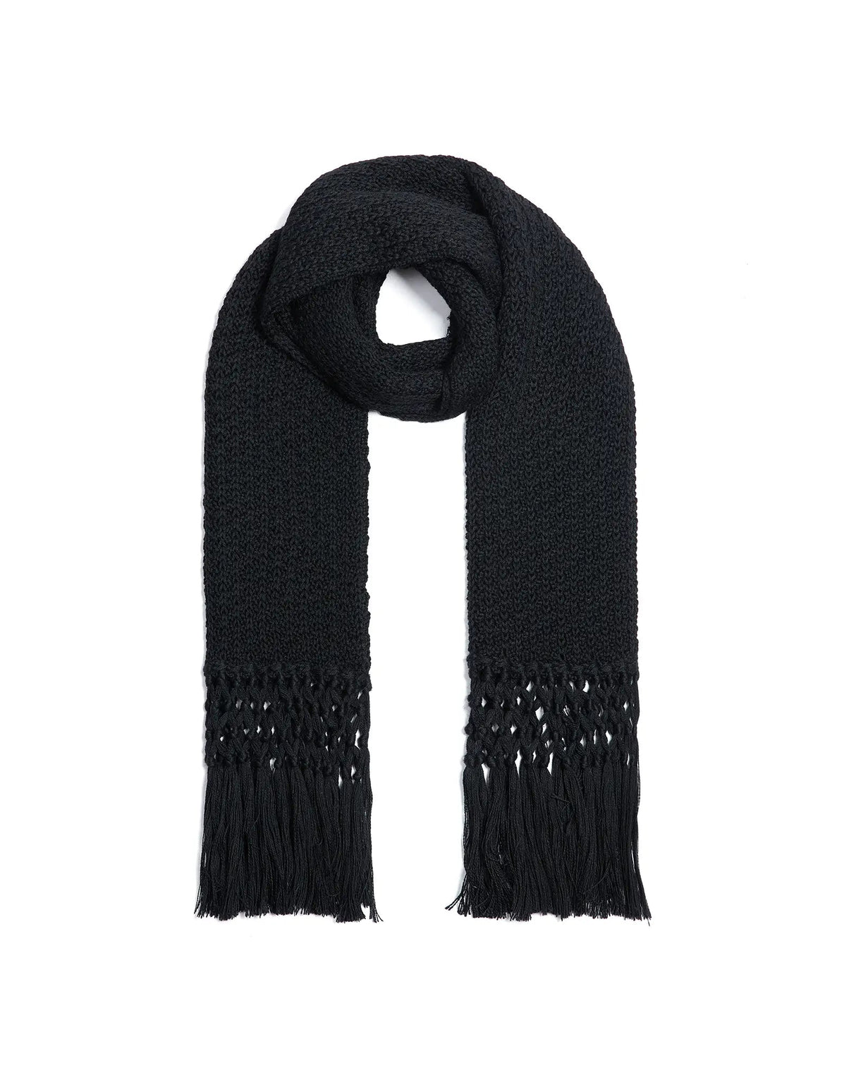 Andes Alpaca Macrame Scarf