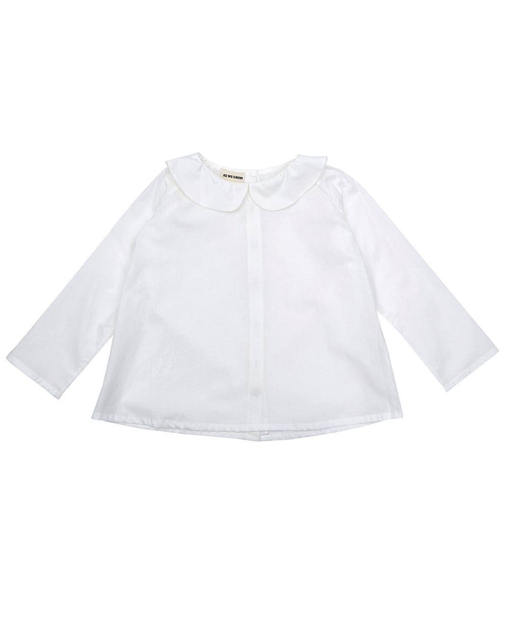 Peter Pan Shirt Longsleeve - white