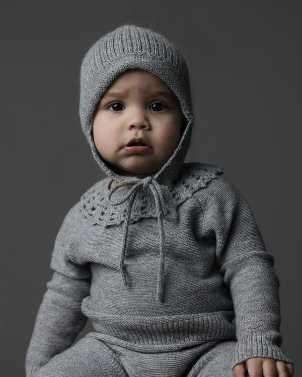 Gray infant hat online