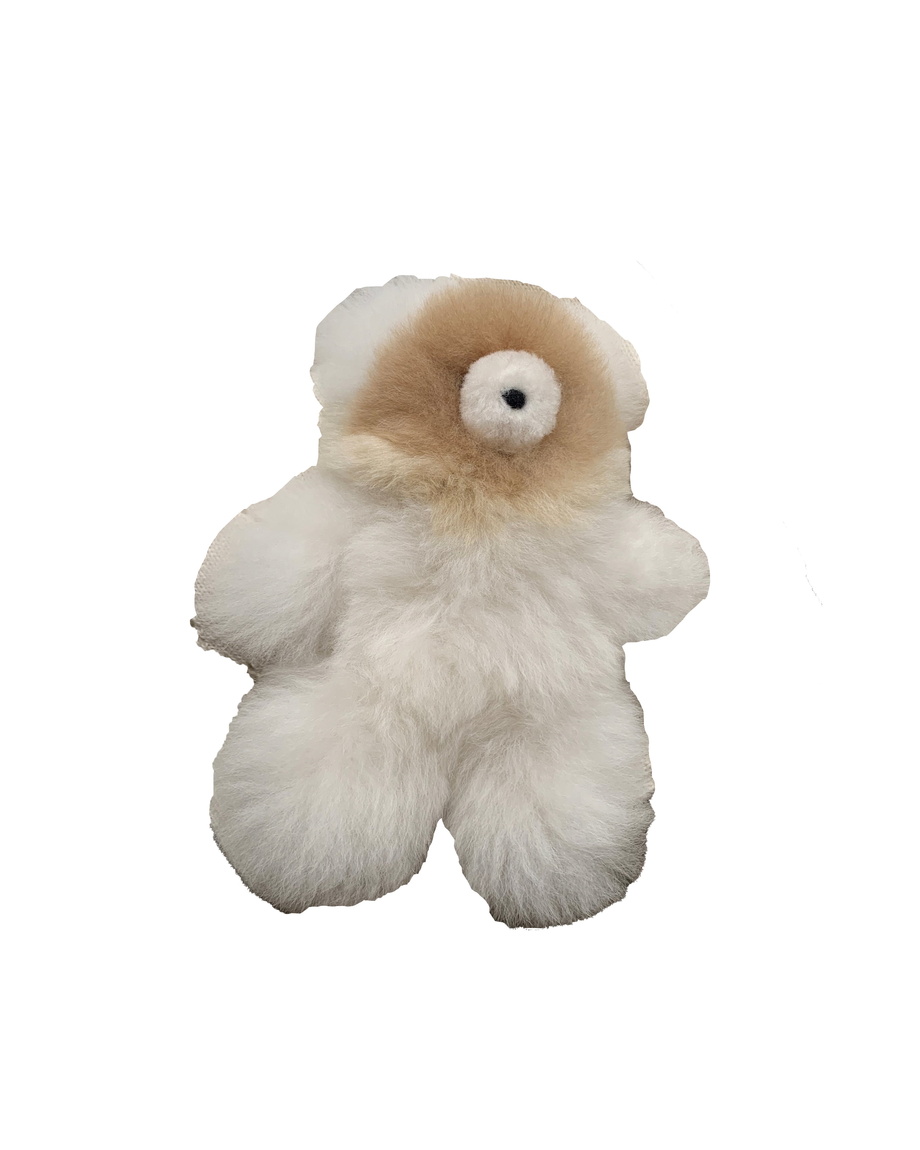 【GREYMANSION】Sustainable Alpaca Bear from Peru [Small] Pokoloko Alpaca Fur Bear | Ethical Alpaca Fur | Handmade in