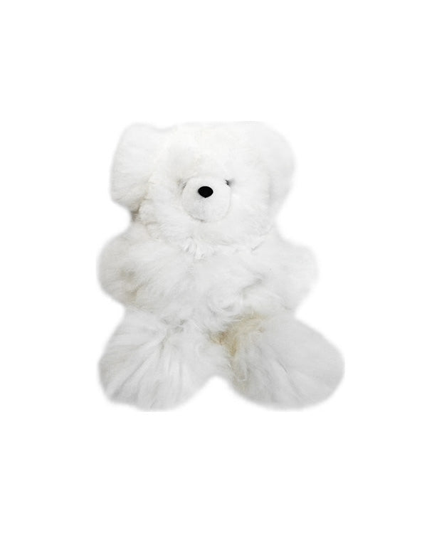 【GREYMANSION】Sustainable Alpaca Bear from Peru [Small] Pokoloko Alpaca Fur Bear | Ethical Alpaca Fur | Handmade in