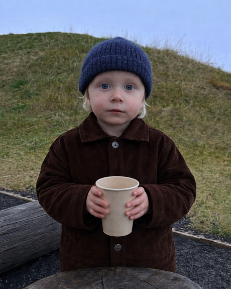 Rib Hat Kids - 100% alpacawool