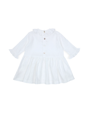 Fancy Pocket Dress Linen