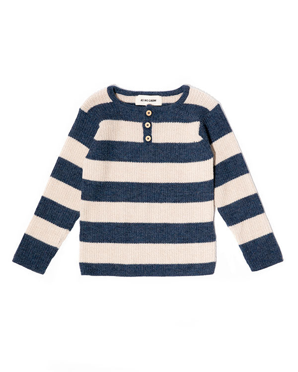 Afapeysa Röndótt - Grandpa sweater striped