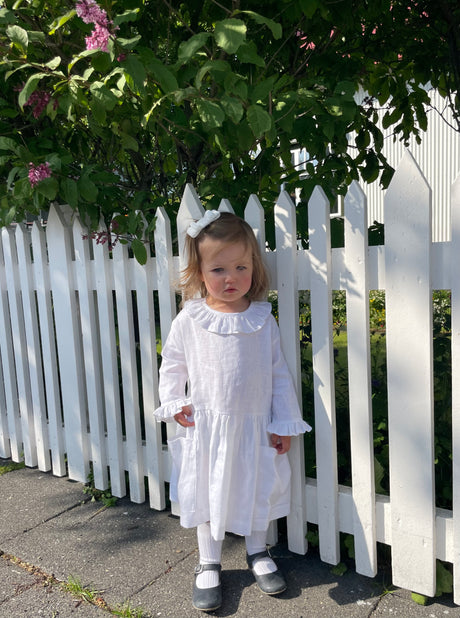 Fancy Pocket Dress Linen