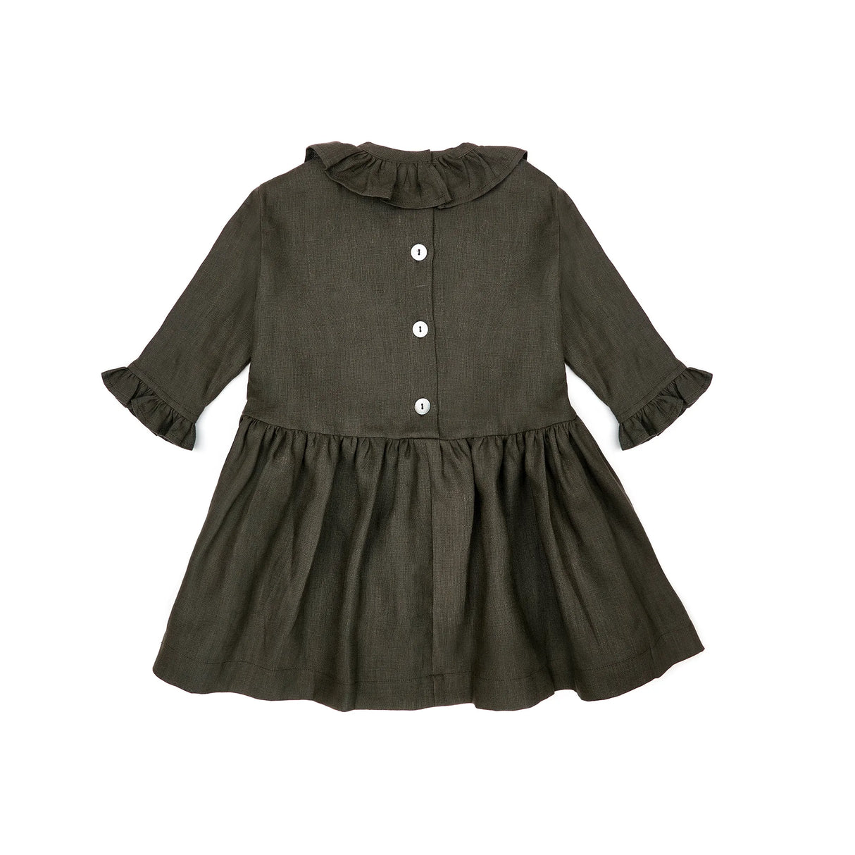 fancy pocket Dress Linen