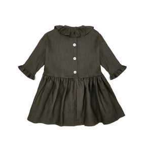 fancy pocket Dress Linen