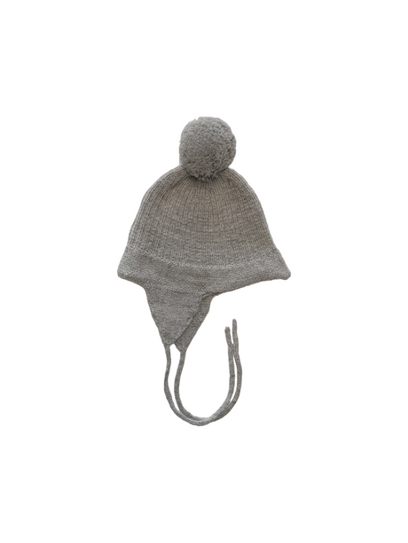 Baby hat w. pompom