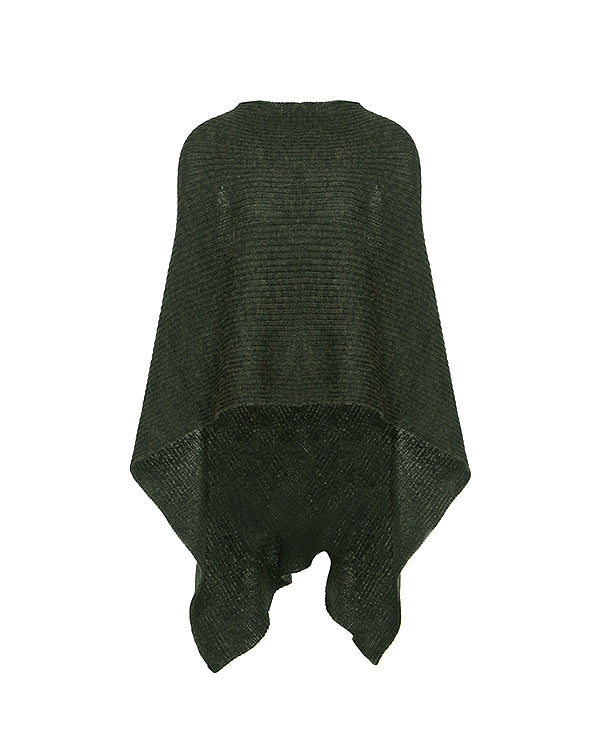 Alpaca Rib Cape / Slá – AS WE GROW