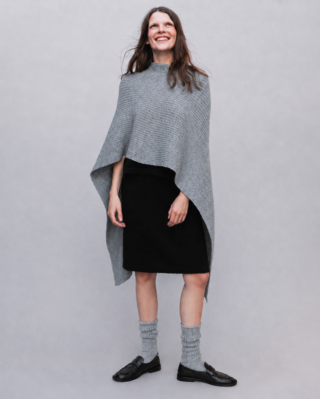 Alpaca Rib Cape / Slá