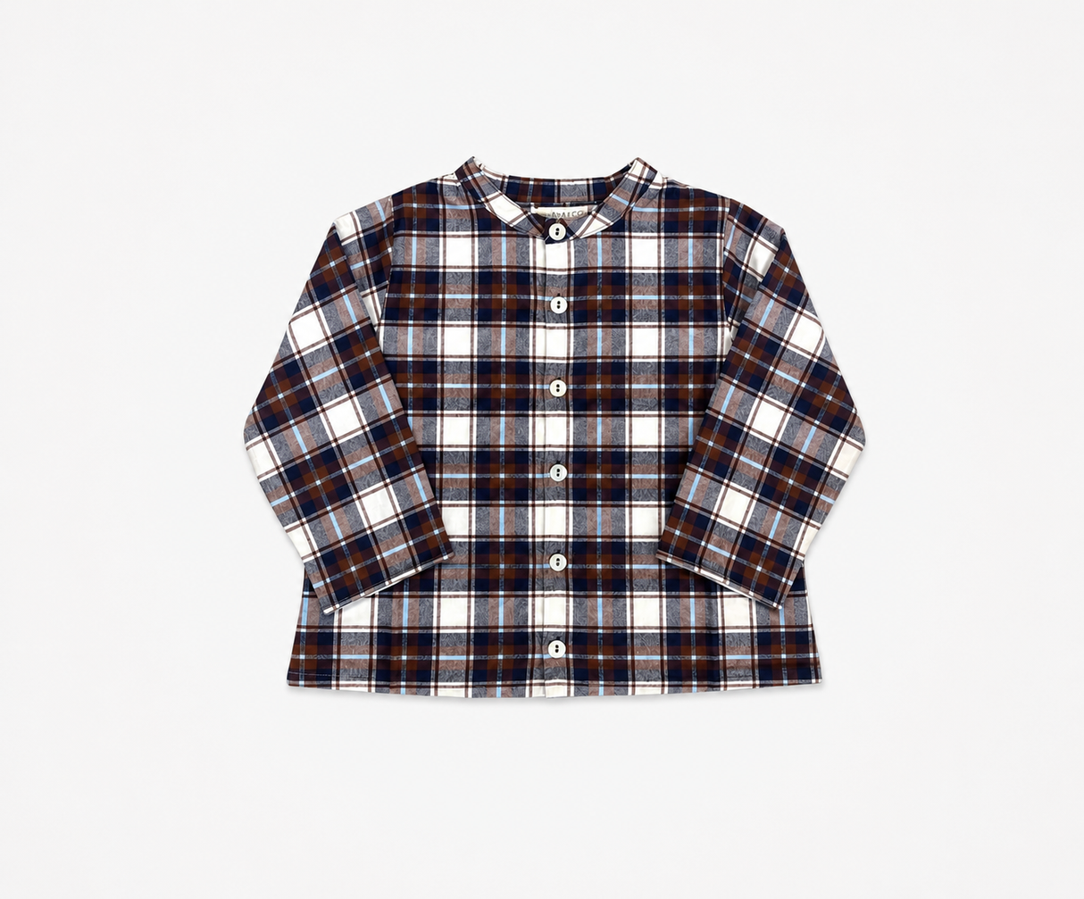 Collarless Shirt